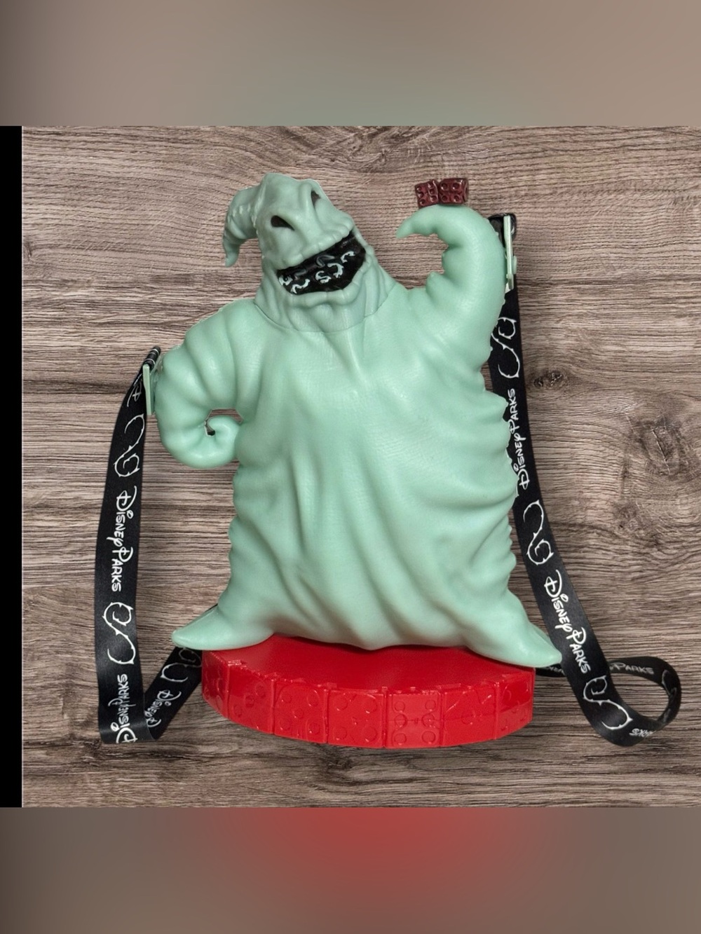 Like new! Disney Parks 2017 Glow In The Dark Oogie Boogie Popcorn Bucket